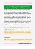 CTRI Exam Questions and Correct  Answers&sol; Latest Update &sol; Already Graded