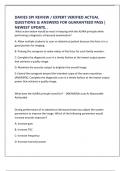 DAVIES SPI REVIEW &sol; EXPERT VERIFIED ACTUAL QUESTIONS & ANSWERS FOR GUARANTEED PASS &vert; NEWEST UPDATE&comma; &period;