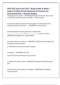 PCB 3233 Exam One UCF &sol; Study Guide Q-Bank &sol; Expert Verified Actual Questions & Answers for Guaranteed Pass &sol; Newest Update&comma; &period;