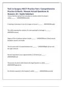 Tech in Surgery NCCT Practice Test &sol; Comprehensive Practice Q-Bank &sol; Newest Actual Questions & Answers &lpar;A&plus; Guide Solution&rpar;