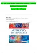 TEST BANK for Understanding Anatomy and Physiology 3rd Edition by Gale Sloan Thompson&comma; All Chapters 1 to 25 complete Verified editon ISBN&colon; 9780803676459 2025&sol;2026
