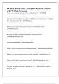 PA EFDA Board Exam &sol; Complete Accurate Quizzes with Verified Answers &sol;