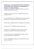 UPTP Exam 2 &sol; Comprehensive Practice Questions &sol; Study Guide Exam &sol; Newest Actual Questions & Answers &lpar;A&plus; Guide Solution&rpar;