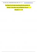 TEST BANK For Understanding the Essentials of Critical Care Nursing&comma; 3rd Edition by Perrin&comma; Verified Chapters 1 - 19&comma; Complete Newest Version