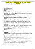 TEST BANK FOR NUR 513 Topic 2 Assignment&colon; Nursing Roles Graphic Organizer