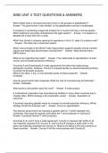 D080 UNIT 2 TEST QUESTIONS & ANSWERS