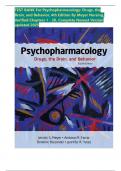 TEST BANK For Psychopharmacology&colon; Drugs&comma; the Brain&comma; and Behavior&comma; 4th Edition By Meyer Nursing&comma; Verified Chapters 1 - 20&vert;All Chapters&vert; Complete Newest Version