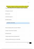 IAHSS Basic Training for Healthcare Security Officers 2025-2026 Study Guide with Practice Questions and Correct Answers