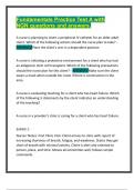 NGN ATI RN COMMUNITY HEALTH PROCTORED LATEST QUESTIONS AND ANSWERS