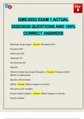 GMS 6552 EXAM 1 ACTUAL 2025&sol;2026 QUESTIONS AND 100&percnt; CORRECT ANSWERS