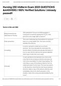 Nursing 250 Midterm Exam 2025 QUESTIONS &ANSWERS &vert; 100&percnt; Verified Solutions &vert; Already passed&excl;&excl;
