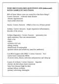 NURS 2003 EXAM &lpar;2025&rpar; QUESTIONS AND &lpar;elaborated&rpar; WITH COMPLETE SOLUTIONS