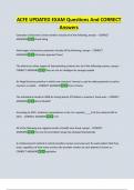 ACFE UPDATED EXAM Questions And CORRECT  Answers