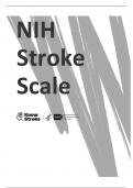 NIH Stroke Scale &ndash;All Test Group&vert; Verified NIHSS Certification Answers & Scoring Breakdown