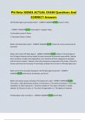 Phi Beta SIGMA ACTUAL EXAM Questions And  CORRECT Answers