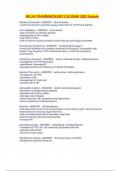 NR 341 PHARMACOLOGY CJE EXAM 2025 Update