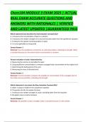 Chem104 MODULE 3 EXAM 2025 &vert; ACTUAL  REAL EXAM ACCURATE QUESTIONS AND  ANSWERS WITH RATIONALES &vert; VERIFIED AND LATEST UPDATED &vert;GUARANTEED PASS 