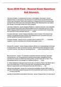 Econ 2030 Final - Roussel Exam Questions And Answers 