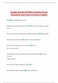 Kappa Kappa Psi Beta Gamma Exam  Questions and Answers&vert;Latest Update 