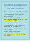 Southern Nevada Health District&rsquo;s Protocol Exam For EMS  &lpar;EMT Basic&rpar; Level Exam Newest 2025&sol;2026 Complete 150  Questions And Correct Detailed Answers &lpar;Verified Answers&rpar;  &vert;Already Graded A&plus;&vert;&vert;Brand New Version&excl;&excl; 