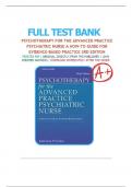 TEST BANK FOR Psychotherapy for the Advanced Practice Psychiatric Nurse&colon; A How-To Guide for Evidence-Based Practice 3rd Edition by Kathleen Wheeler  ISBN&colon;978-0826193797 ALL CHAPTERS COVERED YOUR ULTIMATE GUIDE 100&percnt; VERIFIRD A&plus; GRADE ASSURED&excl;&excl;&excl;&excl;&excl; NEW LATES