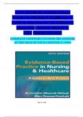 Test Bank For Evidence-Based Practice in Nursing & Healthcare &ndash; Practice Questions & Rationalized Answers &lpar;5th Edition&comma; Melnyk&rpar; - PDF