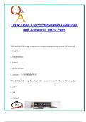 Linux Chapter 1 Exam Review 2025&sol;2026 &ndash; 25&plus; Verified Questions on Kernels&comma; Open Source&comma; Distributions&comma; Virtualization & Cloud Models