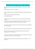 NATE Heat Pumps Exam and Answers