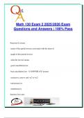 Math 130 Exam 2 &lpar;2025&sol;2026&rpar; &ndash; 70&plus; Solved Questions on Trigonometric Identities&comma; Inverses&comma; Unit Circle&comma; Logarithmic Laws & Quadratic Functions