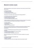 Bonent review exam Questions and Answers 2025