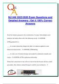 NU 646 Exam 2025&sol;2026 &ndash; 100&plus; Correct Questions & Answers &vert; Feminist Therapy&comma; Narrative Practice&comma; ACEs&comma; Solution-Focused Interventions & Trauma-Informed Care