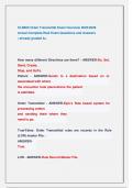 CLN500 Order Transmittal Exam Overview 2025&sol;2026                     Actual Complete Real Exam Questions and Answers                            &vert; already graded A&plus; 