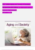  TEST BANK Aging and Society A Canadian Perspectives 8th Edition by Mark Novak&comma; Herbert C&period; Northcott&comma; Karen Kobayashi  All Chapters 1 - 20 &emsp;