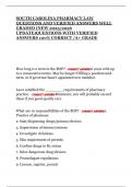 SOUTH CAROLINA PHARMACY LAW QUESTIONS AND VERIFIED ANSWERS WELL GRADED &lpar;NEW 2025&sol;2026 UPDATE&rpar;QUESTIONS WITH VERIFIED ANSWERS 100&percnt; CORRECT &sol;A&plus; GRADE