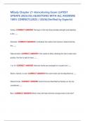 Milady Chapter 21-Haircoloring Exam &lpar;LATEST  UPDATE 2025&sol;26&rpar; &lbrace;QUESTIONS WITH ALL ANSWERS  100&percnt; CORRECT&rcub;&lpar;2025 &sol; 2026&rpar;&lpar;Verified by Experts&rpar;