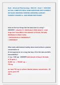 Rush - Advanced Pharmacology - NSG 531 - Exam 1 &sol; 2025&sol;2026  ACTUAL COMPLETE REAL EXAM QUESTIONS WITH CORRECT  DETAILED ANSWERS &lpar;VERIFIED ANSWERS&rpar; ALREADY  PASSED&excl;&excl; GRADED A&plus; &sol;2025 BRAND NEW EXAM&excl;&excl;
