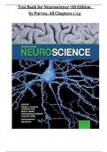 Test Bank for Neuroscience 7th Edition&Tab; by Purves&comma; All Chapters 1-34     