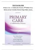 TEST BANK FOR Primary Care &colon; A Collaborative Practice&comma; 5th Edition Terry Buttaro&comma;JoAnn Trybulski&comma; Patricia Polgar-Bailey Joanne    
