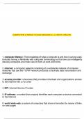 COMPUTER LITERACY EXAM GRADED A&plus; LATEST UPDATE&period;