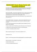 NCIDQ IDFX Exam Study Guide with Complete Solutions