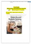 Maternity and Pediatric Nursing 3rd Edition Test Bank &lpar;Ricci&comma; Kyle&comma; Carman&rpar; &ndash; Verified Answers & Study Guide