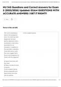 NU 345 Questions and Correct Answers for Exam 2 &lpar;2025&sol;2026&rpar; Updated&colon; EXAM QUESTIONS WITH ACCURATE ANSWERS &vert; GET IT RIGHT&excl;&excl;