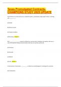 Texas Promulgated Contracts-CHAMPIONS STUDY 2025 UPDATE