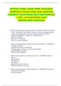 NU665C FINAL EXAM PREP 2025&sol;2026  COMPLETE QUESTIONS AND VERIFIED  CORRECT SOLUTIONS WITH RATIONALES  &vert;&vert; 100&percnt; GUARANTEED PASS   <BRAND NEW VERSION> 