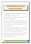 NUTR430 Midterm Exam 2025 Questions and Answers