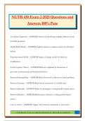 NUTR 430 Exam 2 2025 Questions and Answers 100&percnt; Pass