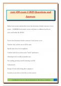 nutr 430 exam 2 2025 Questions and Answers