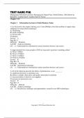 Test Bank For Management Information Systems Managing the Digital Firm&comma; Global Edition&comma; 18th Edition by Kenneth C&period; Laudon Jane P&period; Laudon Carol G&period; Traver Chapter 1-15