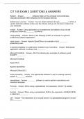 CIT 105 EXAM 2 QUESTIONS & ANSWERS