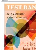 Test Bank For Public Health Nursing&colon; Population-Centered Health Care in the Community 11th Edition by Marcia Stanhope PhD RN FAAN&vert;&vert;ISBN&colon;9780323882828